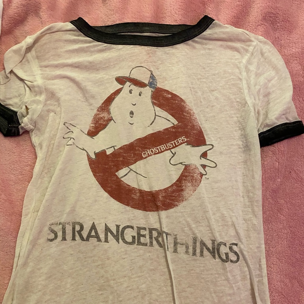 stranger things graphic tee